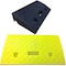 Electriduct Cable Ramp, 4 in H, 10-1/2 in L, 19-1/4 in W, 1 Channel, Polypropylene, Yellow CR-RPS-PP4-YL - alternate 1